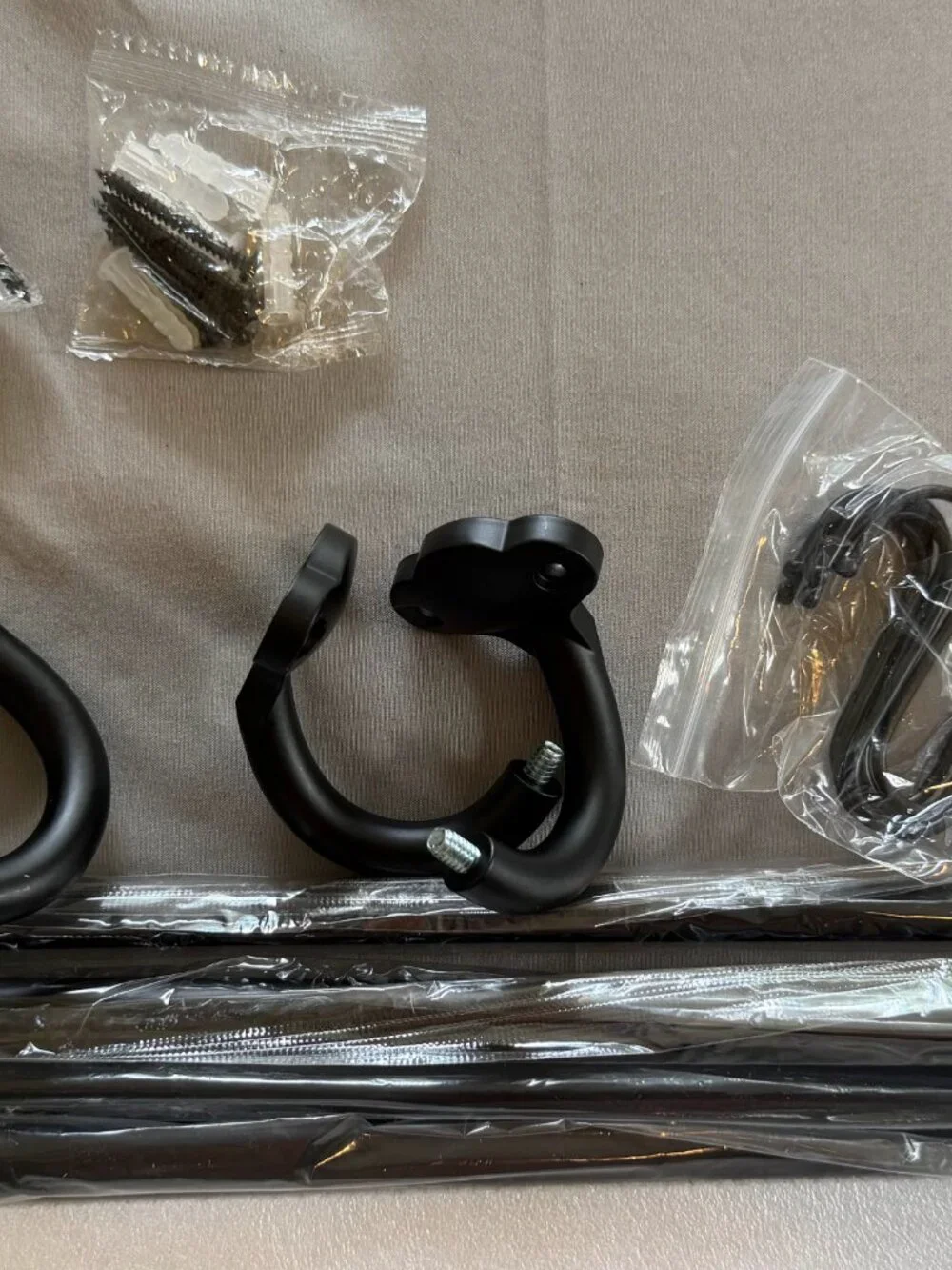 Mogaath Wrap Around Blackout Curtain Rods Set of 2 16